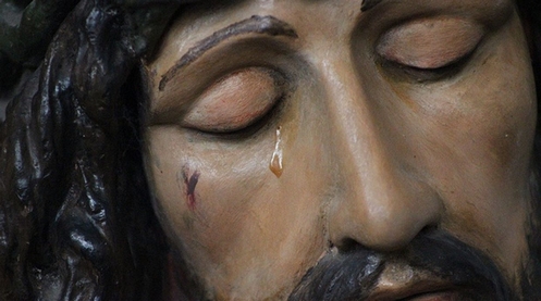 lagrima de cristo que llora en trujillo