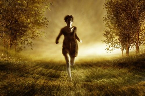tiempo final mujer corriendo