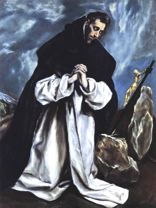 santo domingo orando el greco