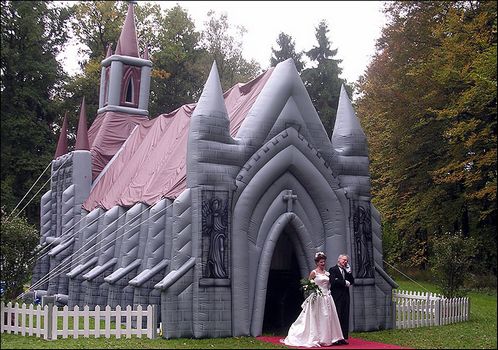 iglesia inflable