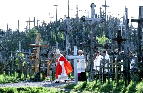 juan pablo ii en colina de las cruces