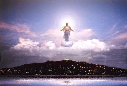 jesus en las nubes