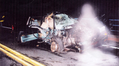 fantasma en un accidente