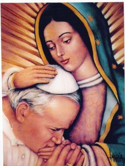 virgen maria y jp ii