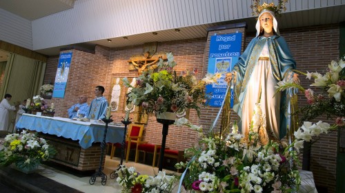 misa de la medalla milagrosa fondo