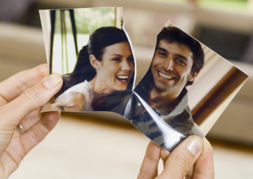 divorcio, rotura de una foto fondo