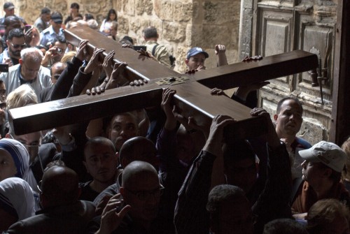 via crucis jerusalen fondo