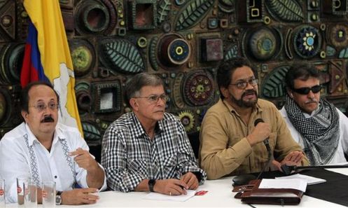 negociadores de las farc en cuba