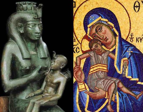 isis y virgen maria