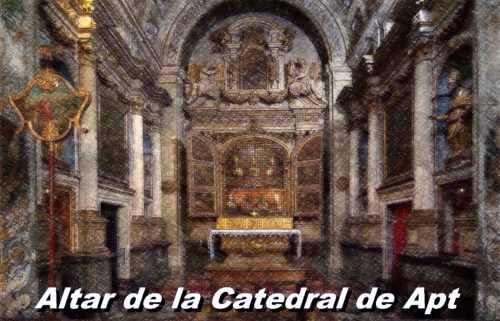 Interior de la catedral de santa ana en apt