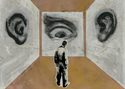 ojos y oidos vigilando