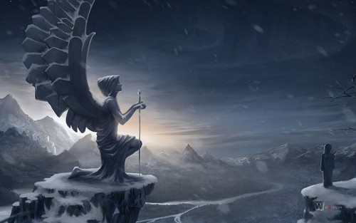 angel gotico fondo