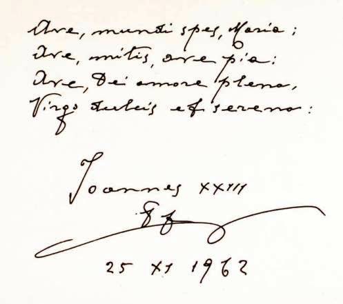 escritura de juan XXIII