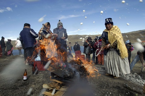 ofrendas a la pachamama