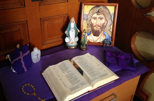 altar en casa