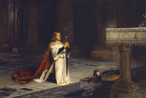 The Vigil exhibited 1884 John Pettie 1839-1893 Presented by the Trustees of the Chantrey Bequest 1884 http://www.tate.org.uk/art/work/N01582