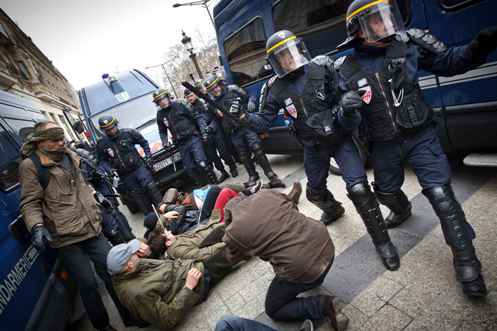 represion policial manif pour tous