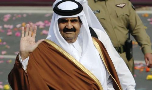 Qatari Emir Sheikh Hamad bin Khalifa al-Thani