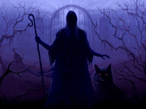 demonio en la sombra
