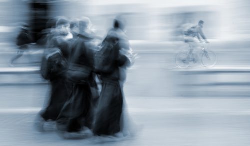 personas vistas borrosas