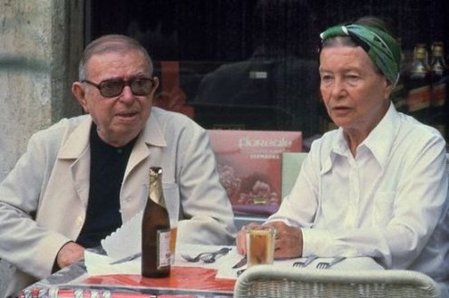 Jean Paul Sartre y Simone de Beauvoir