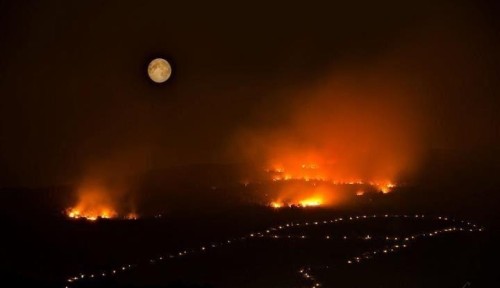 incendio en el podbro
