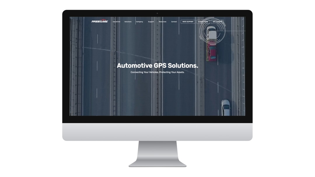 PassTime GPS Brand Website
