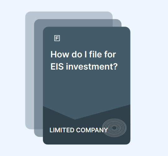 How do I file for EIS investment?
