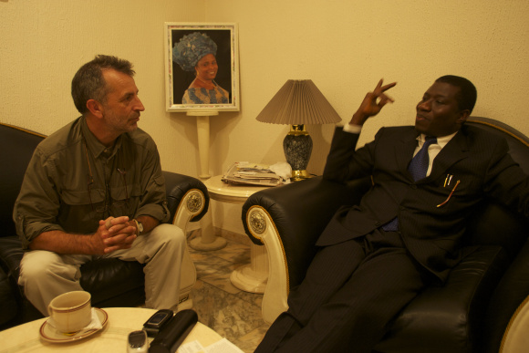 Interviewing (now President) Goodluck Jonathan