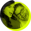Patrick Hinds and Gillian Pensavalle