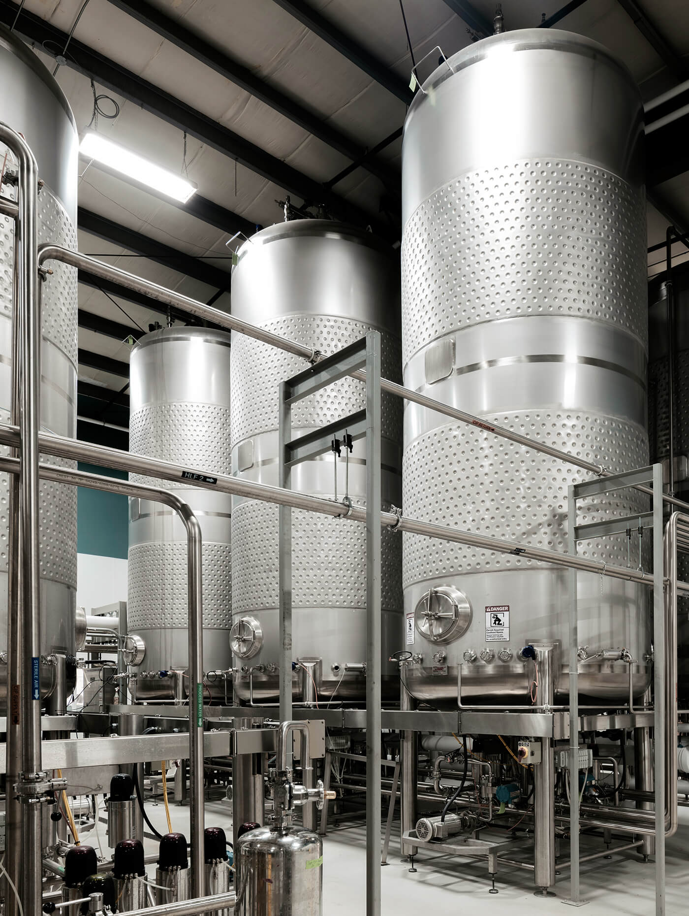 Bioreactors in Noblegen's Kingsway Fermentation Facility