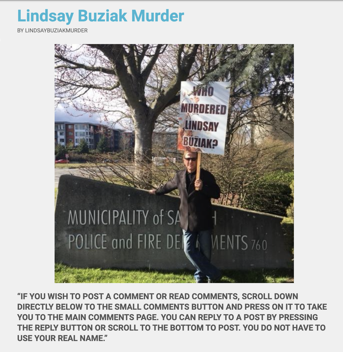 Father of murdered real estate agent Lindsay Buziak sued for defamation