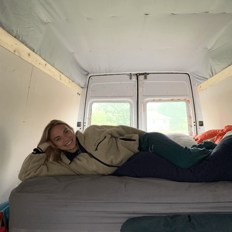 Sleeping in a Van