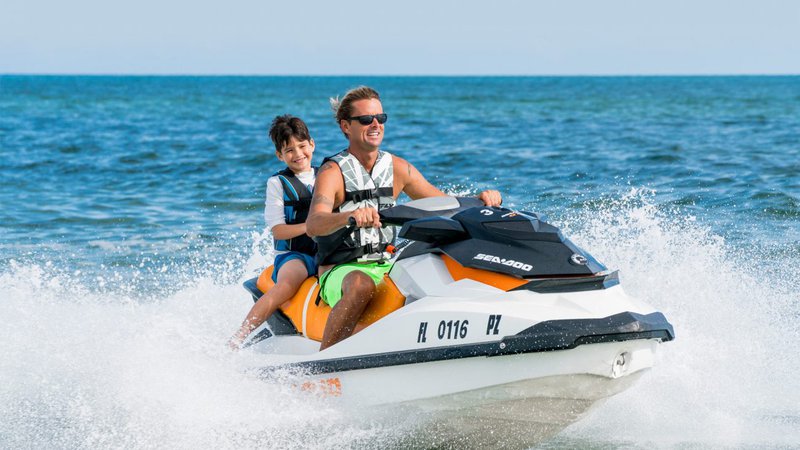Jet Skiing on the Water