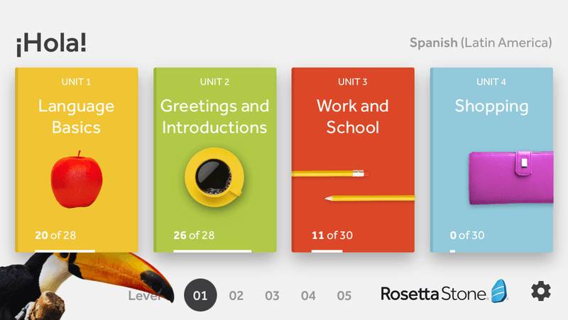 Learn a new language with Rosetta Stone