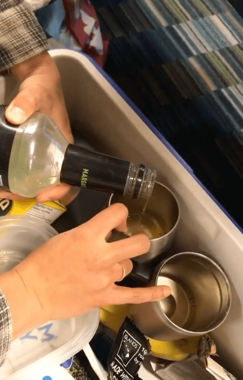 Ferry Margaritas on our way to Tofino