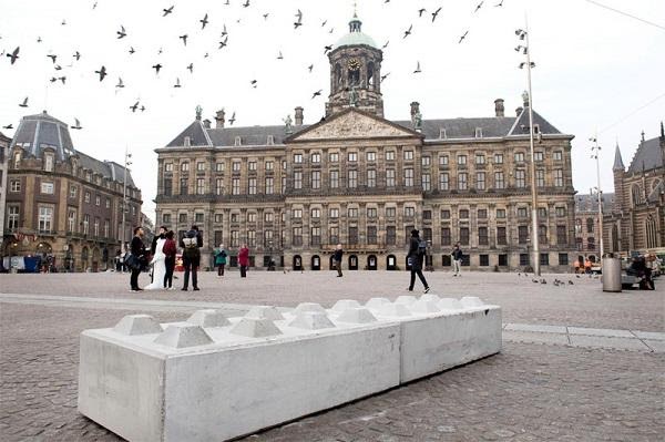 Royal palace old centrum Amsterdam