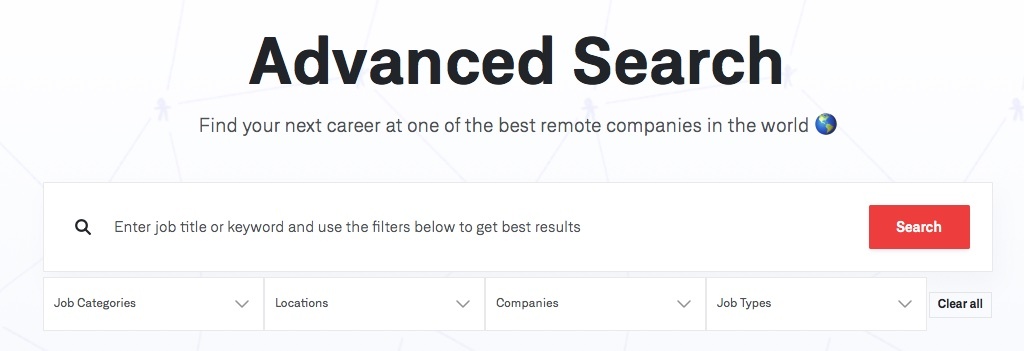 WeWorkRemotely Job Search