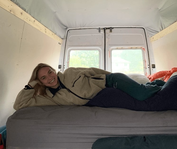 Sleeping in a Van