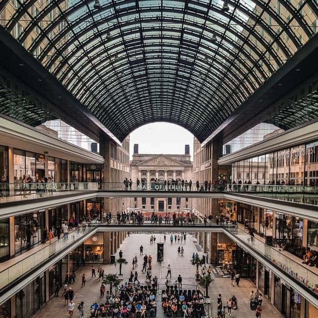 Large berlin indoor mall