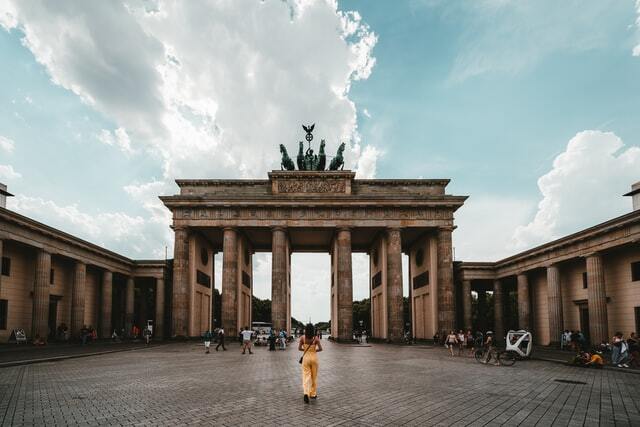 Pariser Platz historical center berlin germany