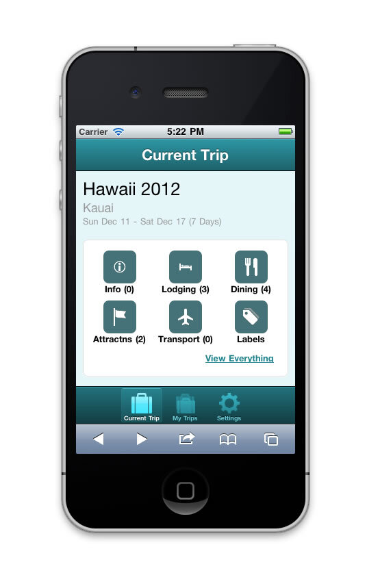 planapple mobile app trip planner to hawaii