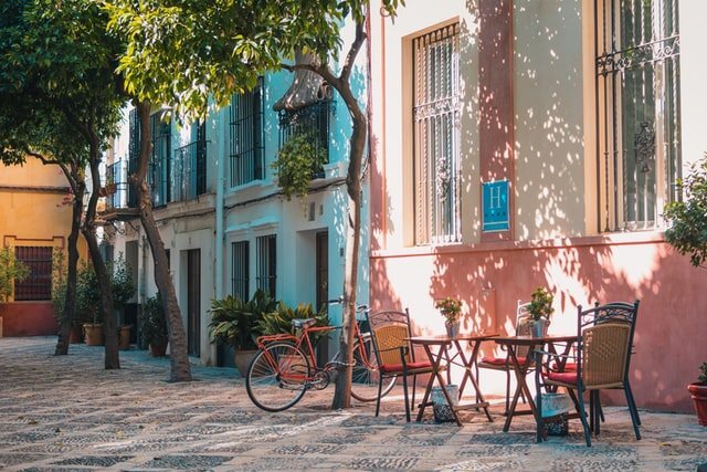 Chic corner of barcelona