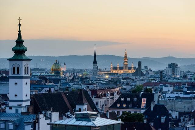 vienna unique buildings and towers