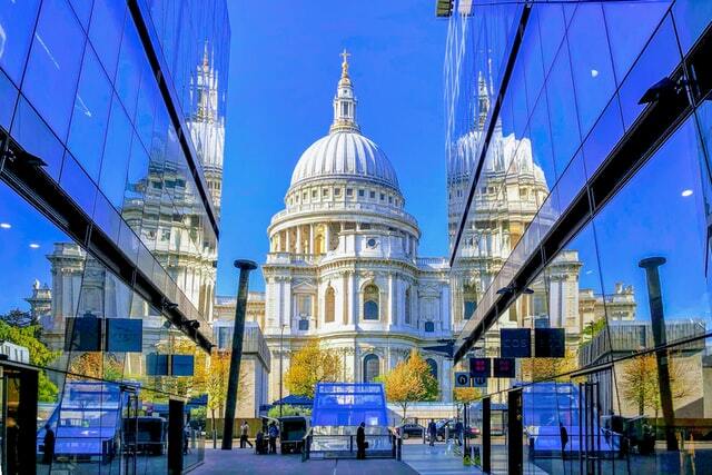 St paul's cathedral area of london