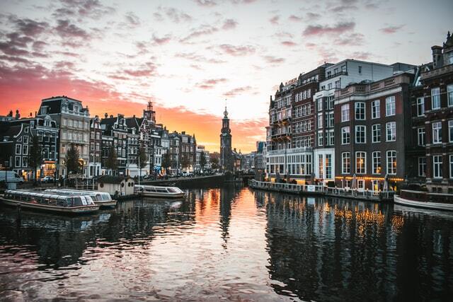 Bus tours of Amsterdam with great view.