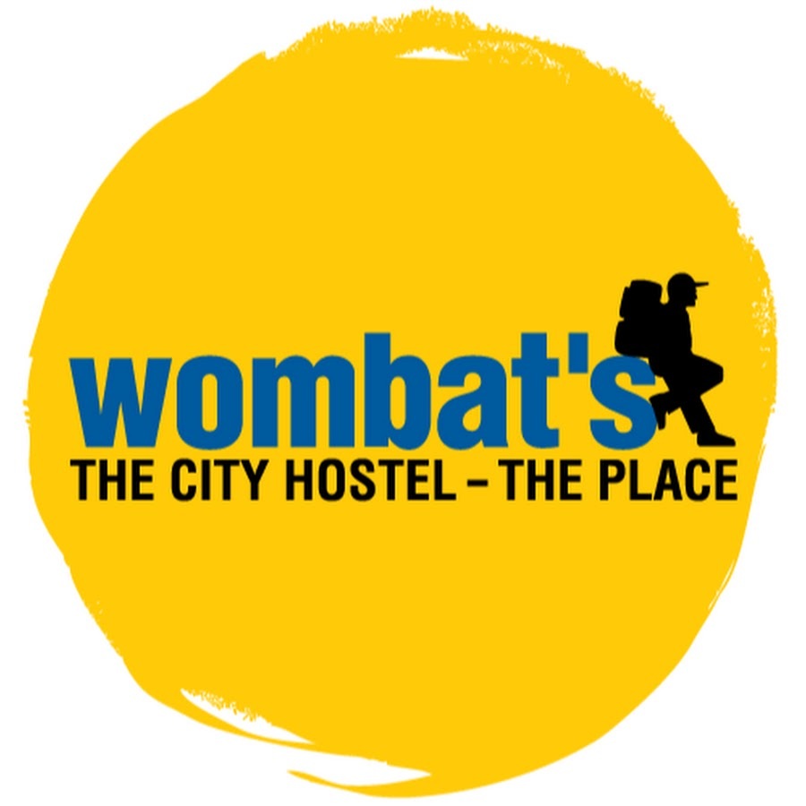 Wombat's city hostel logo.