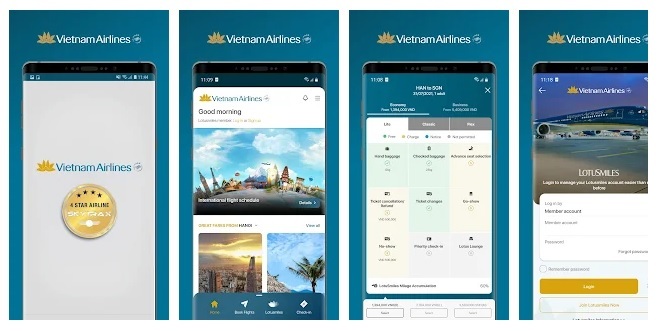 Vietnam Airlines App Preview.