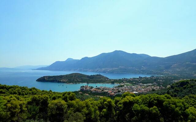 Peloponnese Greece view.