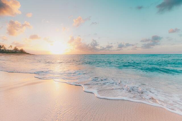 Jamaica Hip Strip Neighborhood with sandy white beaches.